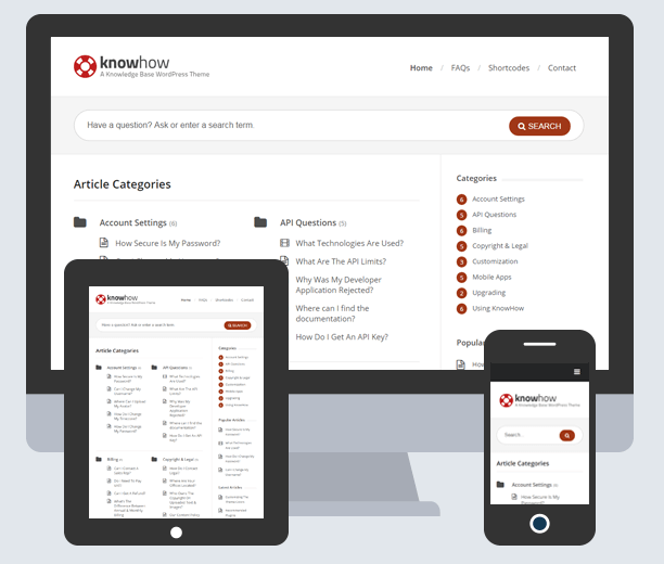[汉化主题] Knowhow v1.1.20 – 响应式论坛知识库WordPress主题 - 水瓶兔